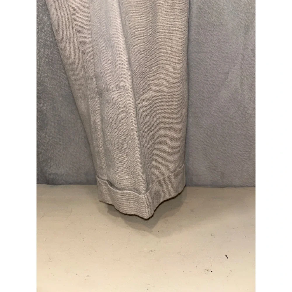 SAVANE Collection Mens Pleated Deep Dye No Fade No Wrinkles Pants Khaki 34x32